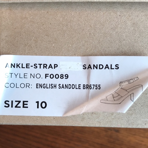 Madewell wood platform Boho mid brown leather sandals NWT - Picture 10 of 11